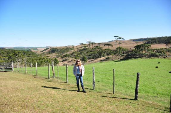 Dia de sol e muito frio na região de São José dos Ausentes - RS